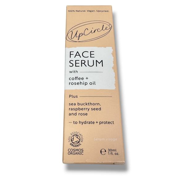 UpCircle Organic Face Serum With Coffee Rosehip Oil Hydrating Facial 1 Fl oz - Picture 1 of 8